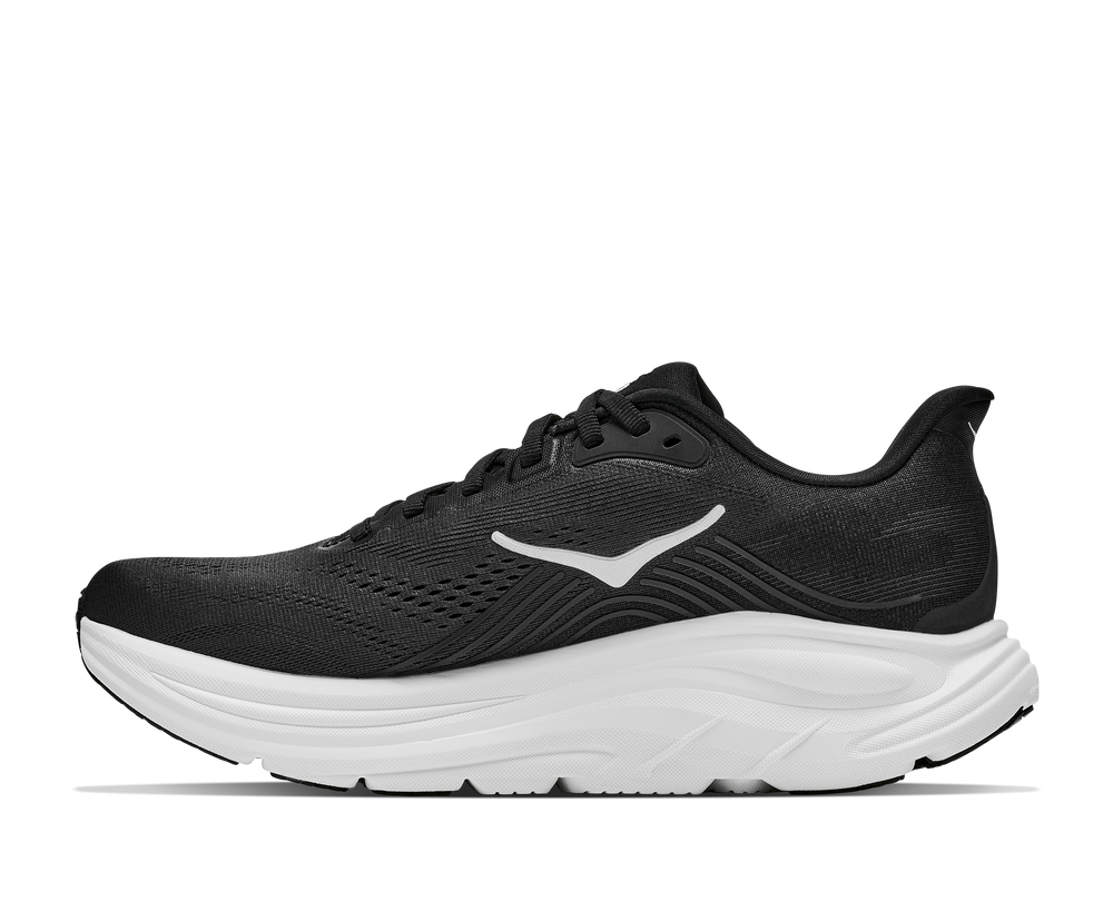 HOKA Men's Clifton 11 in BLK/WHT