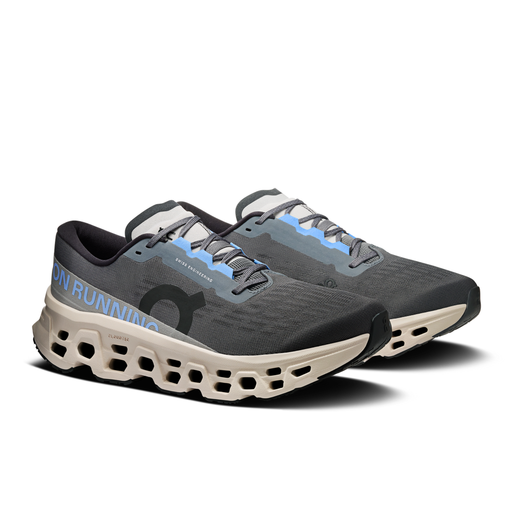 On Running, Inc. Men's Cloudmonster 3 running shoe in ROC/SIL