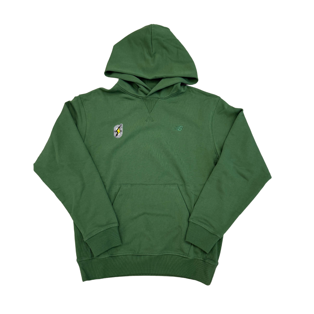 New Balance Men's NB X Outpost Athletics Hoodie in Dark Alpine Green