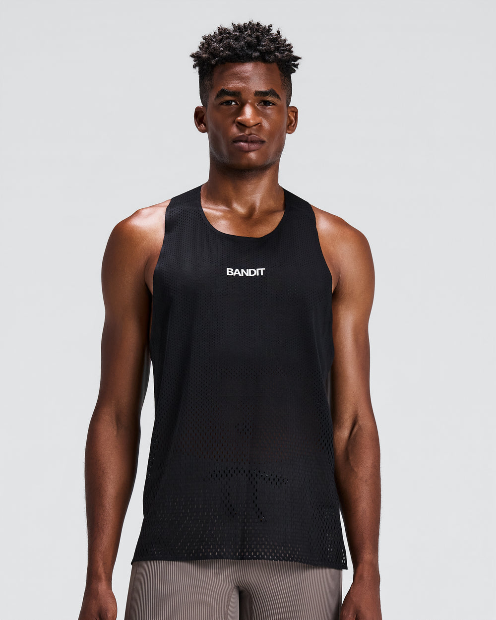 Bandit Running Men's Shredder Singlet in BLK