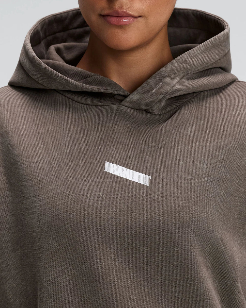 Bandit Running Unisex Chroma Wash Hoodie in COCOA