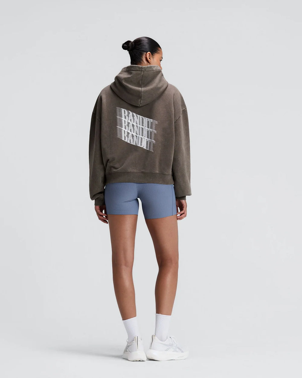 Bandit Running Unisex Chroma Wash Hoodie in COCOA