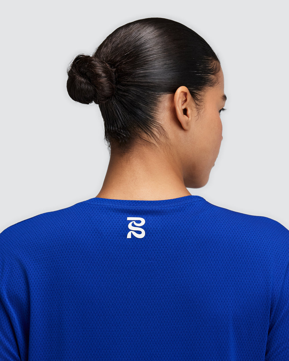 Bandit Running Women's Micromesh Crop Tee in BAUHAUS