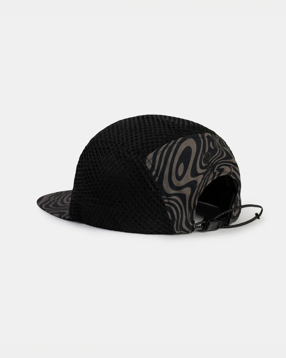 Bandit Running Bandit OG Mesh Printed Run Hat - melted marble - in cocoa/black