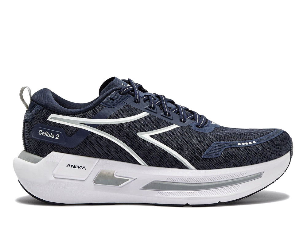 Diadora Men's Cellula 2 neutral cushioned running shoe in NVY