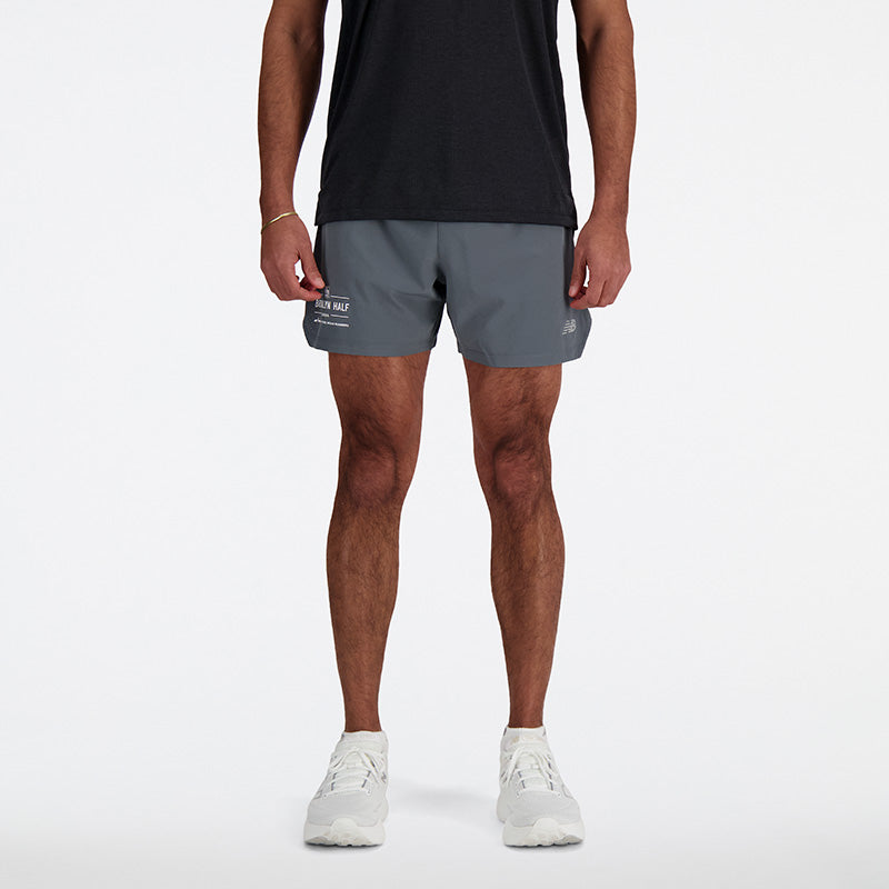 New Balance Men's RC Short 5" in GRA