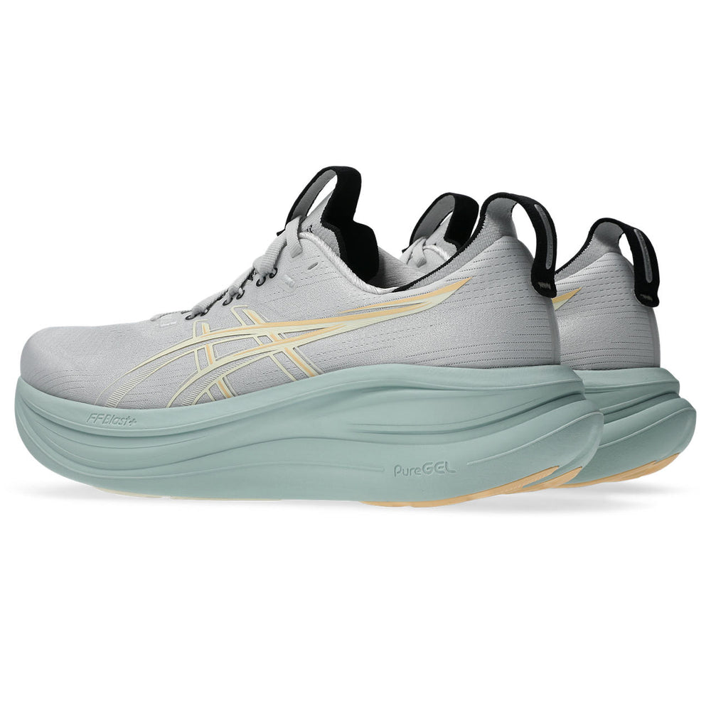 Asics America Men's Gel Nimbus 28 running shoe in CLO/CRE