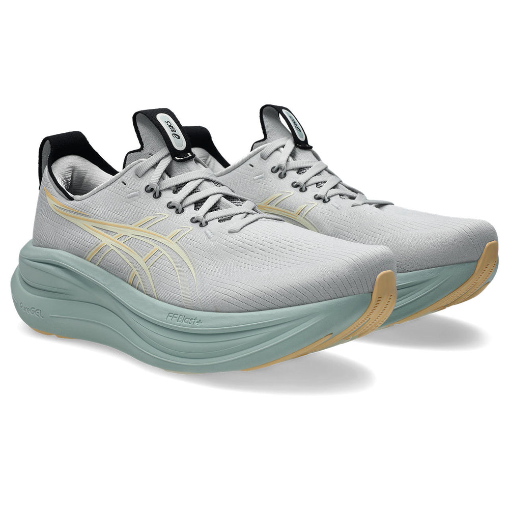 Asics America Men's Gel Nimbus 28 running shoe in CLO/CRE