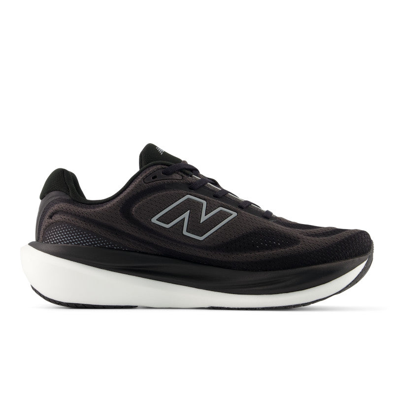 New Balance Men's 1080V15 neutral cushioned running shoe in BLK/GRY