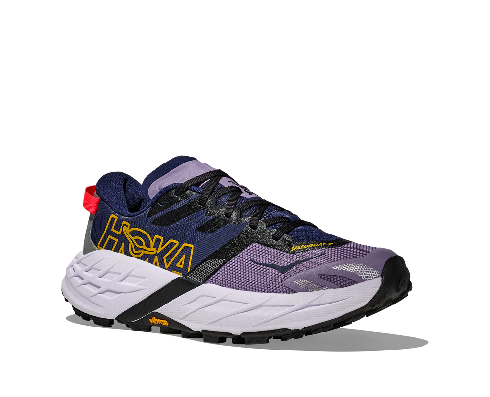 Hoka ONE ONE Women's Speedgoat 7 running shoe in JAM/GLO