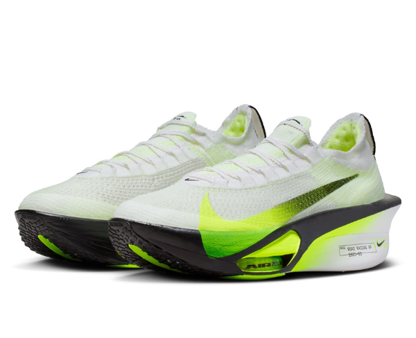 Nike, Inc. Men's Alphafly Next% 3 running shoe in WHT/VLT