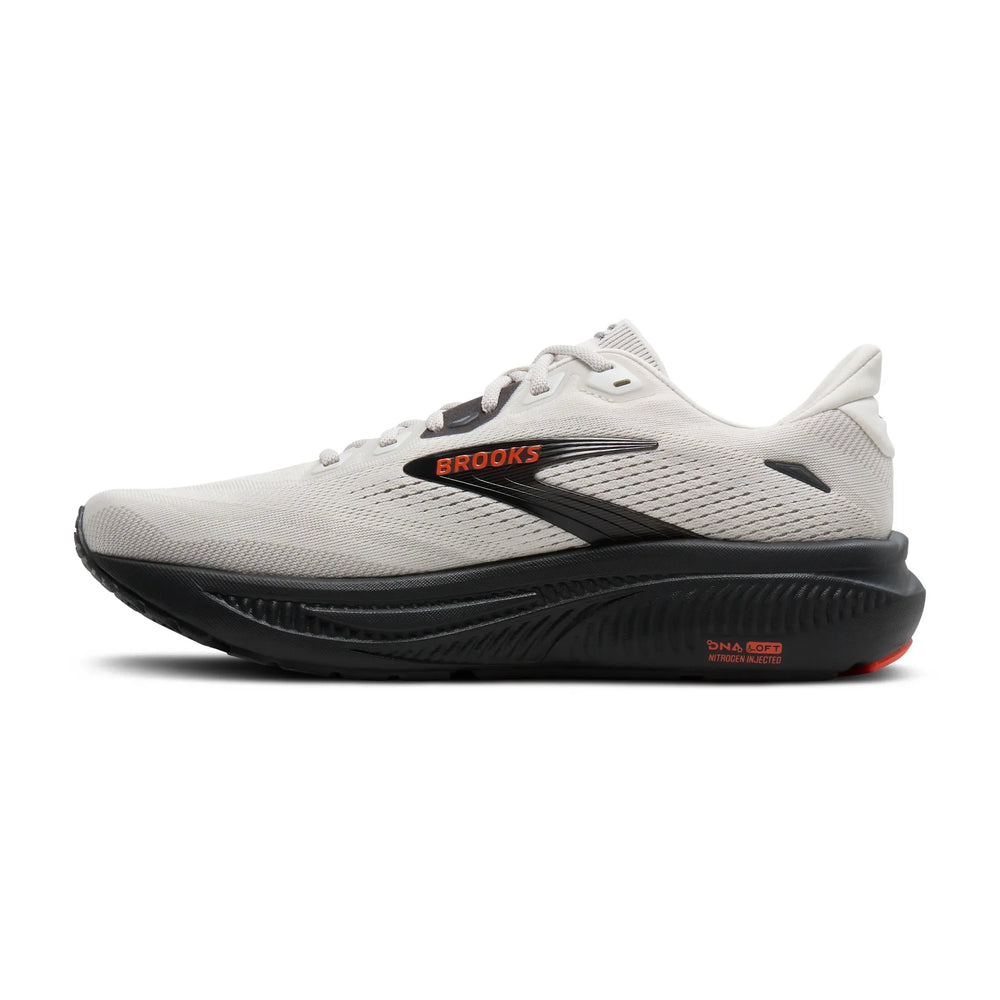 Brooks Men's Ghost 18 in Coconut/Pearl/Tigerlily