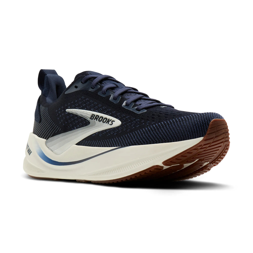 Brooks Men's Ghost Max 4 in Navy/Navy/Biscuit