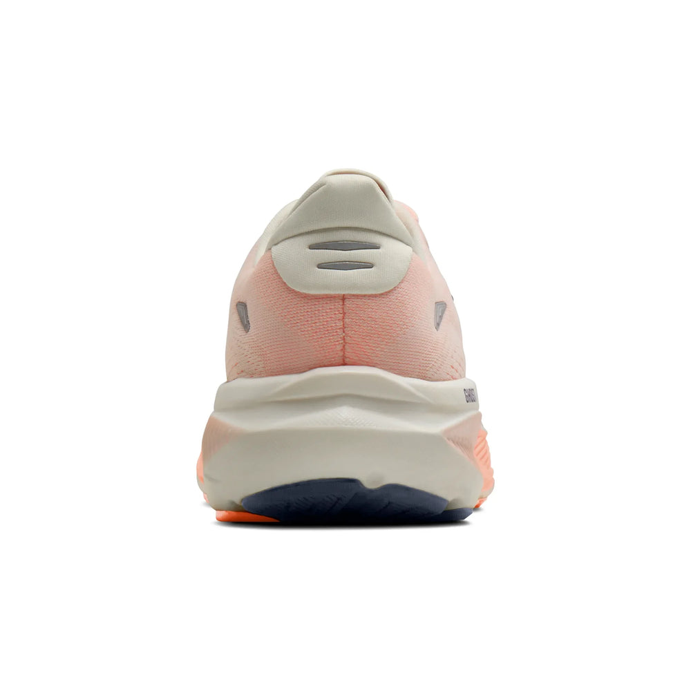 Brooks Women's Ghost 18 in Star White/Cyber Peach/Grey