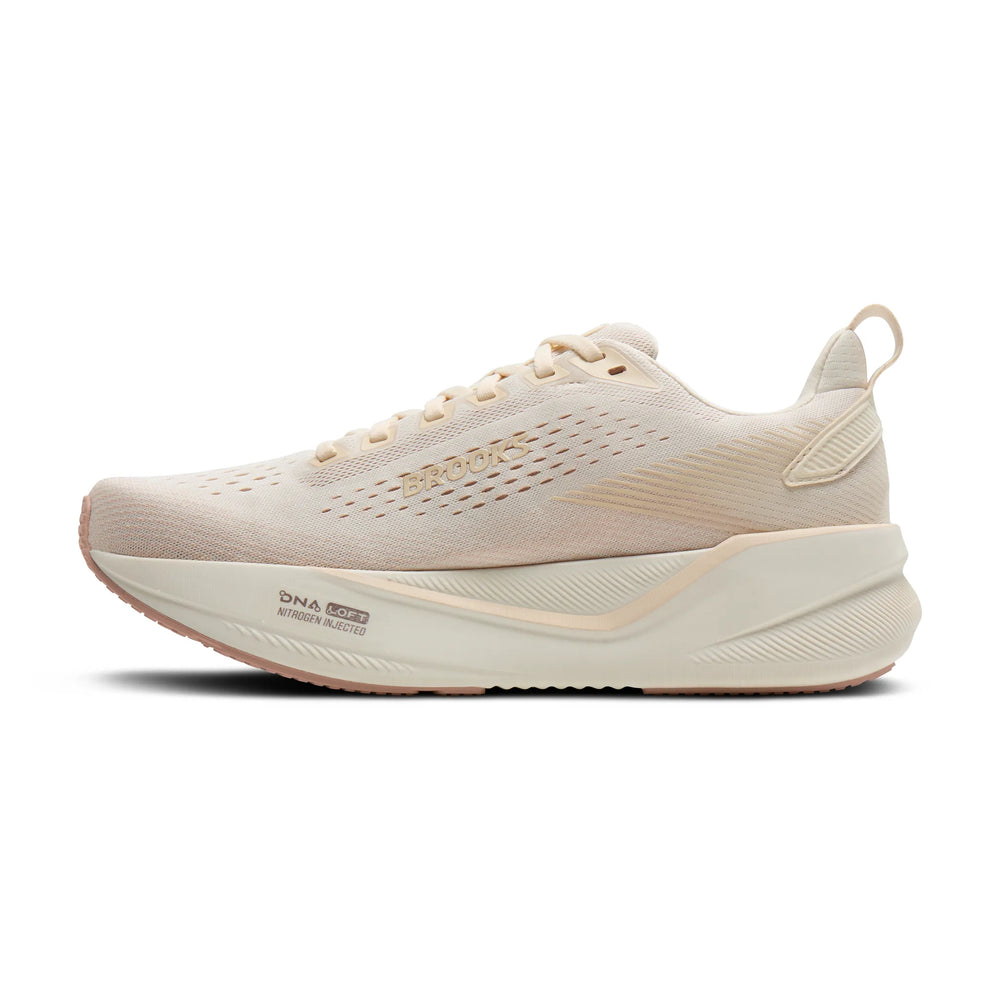 Brooks Women's Ghost Max 4 in Arctic Wolf/Rose/Coconut