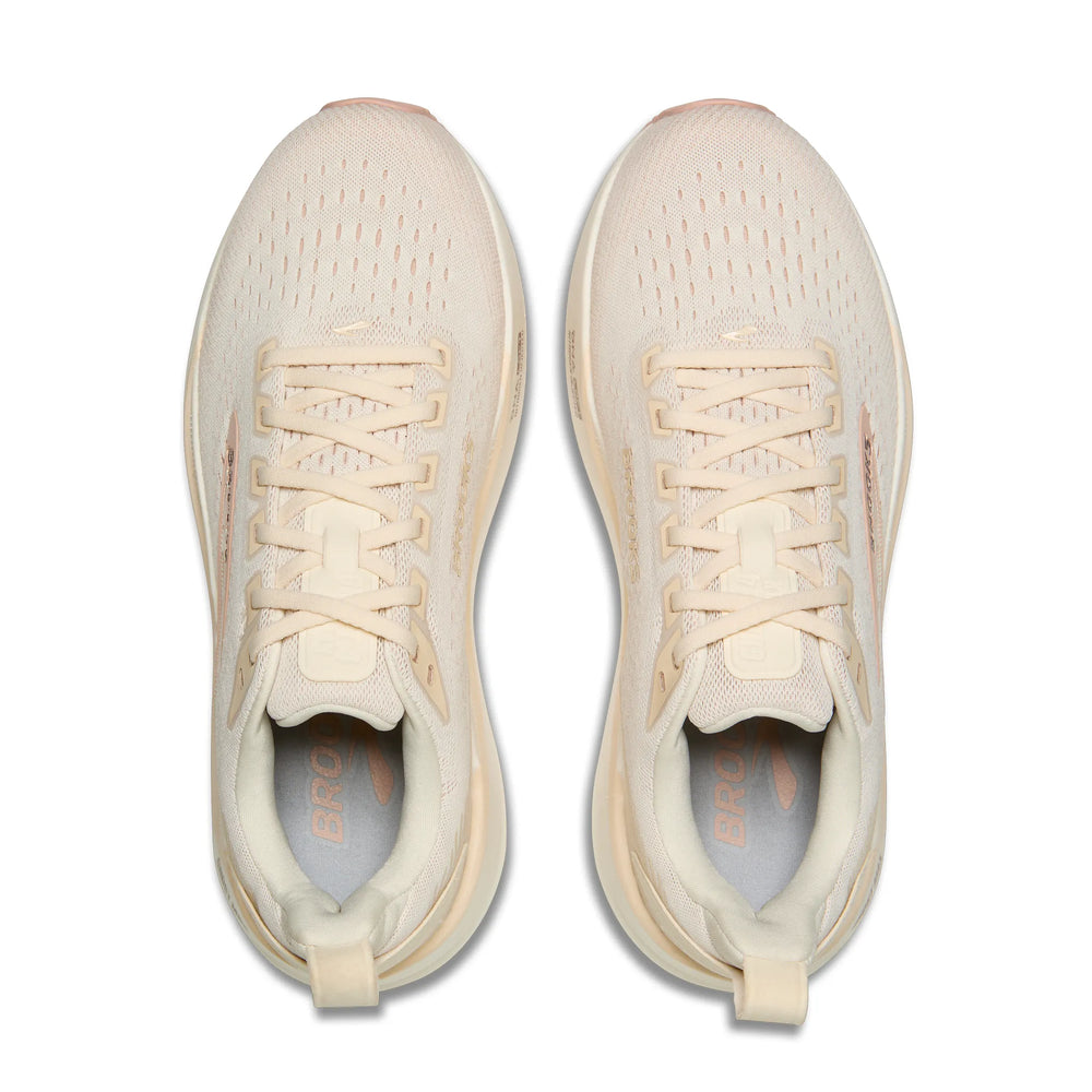 Brooks Women's Ghost Max 4 in Arctic Wolf/Rose/Coconut