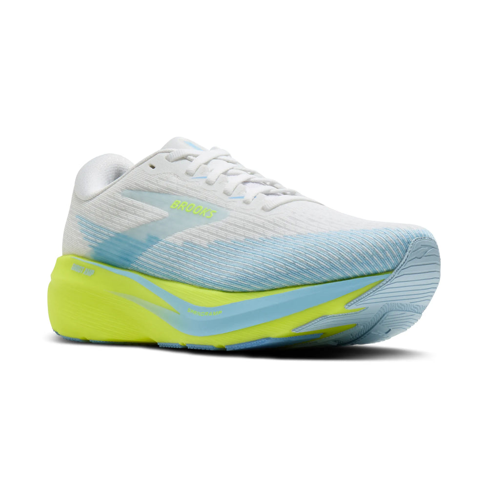 Brooks Women's Ghost Amp in WHI/BLU/NIG