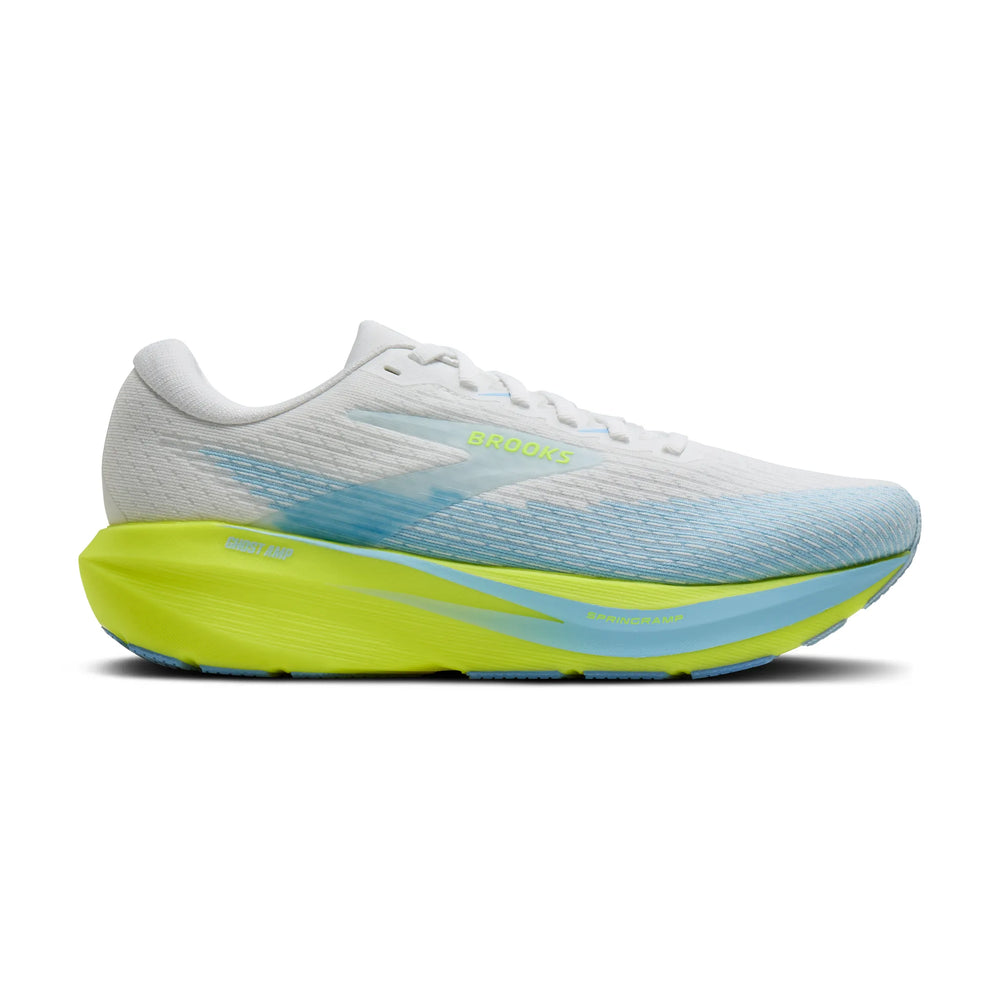 Brooks Women's Ghost Amp in WHI/BLU/NIG