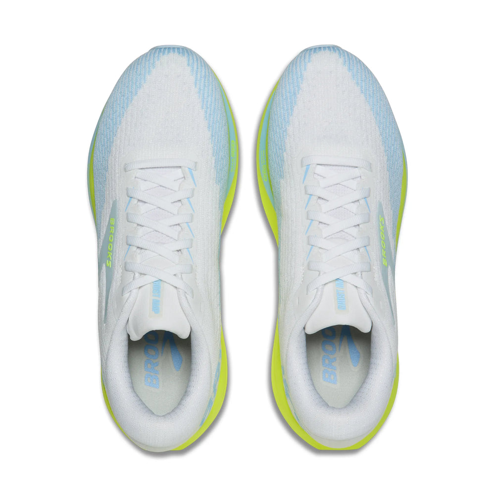 Brooks Women's Ghost Amp in WHI/BLU/NIG