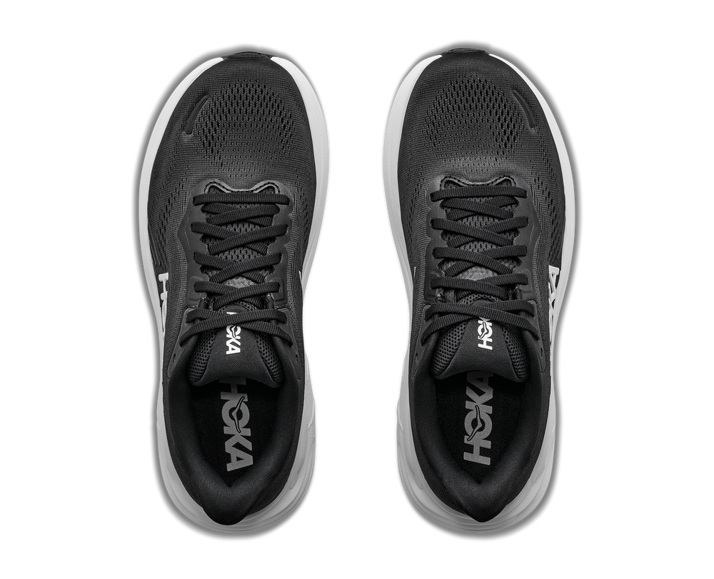 HOKA Men's Clifton 11 in BLK/WHT