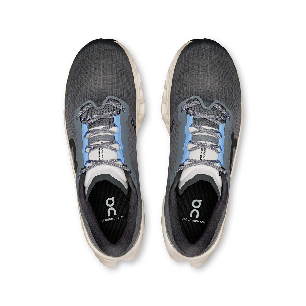 On Running, Inc. Men's Cloudmonster 3 running shoe in ROC/SIL