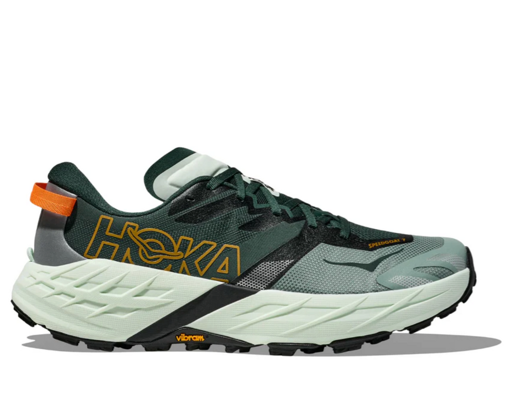 HOKA Men's Speedgoat 7 trail running shoe in BAY/SEA