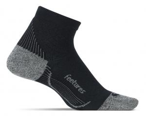 Feetures Plantar Fasciitis Relief Sock Light Cushion in BLK