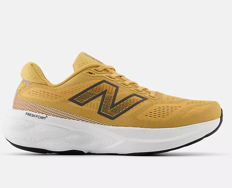 New Balance Men's Fresh Foam X 880V15 neutral cushioned running shoe in APR/WHT