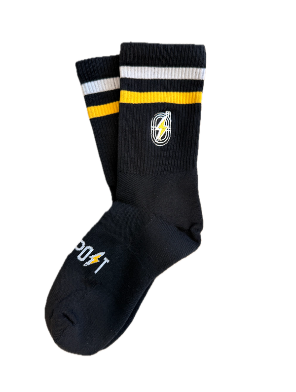 Sky Outpost Run Crew Sock in BLK