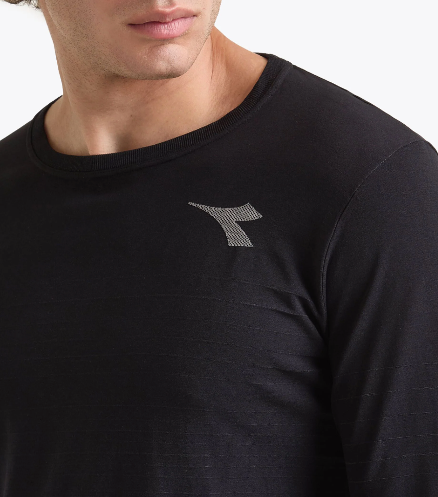 Diadora Men's Long Sleeve Stratuono in BLK