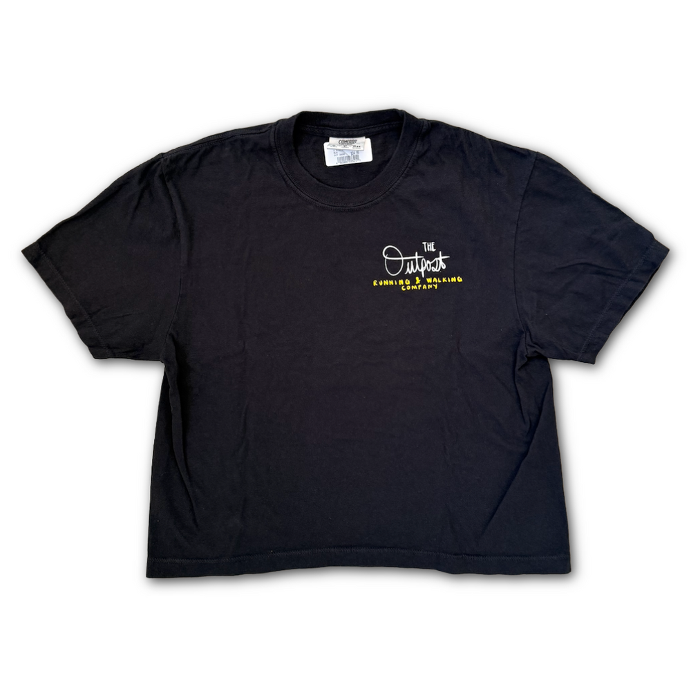 Outpost Unisex Storefront Crop in BLK