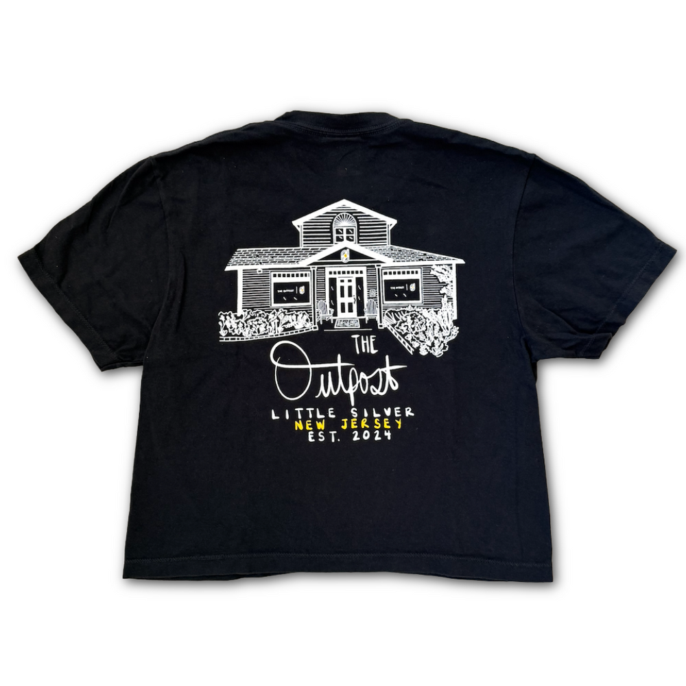 Outpost Unisex Storefront Crop in BLK