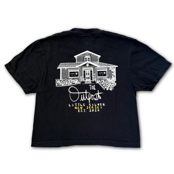Outpost Unisex Storefront Crop in BLK