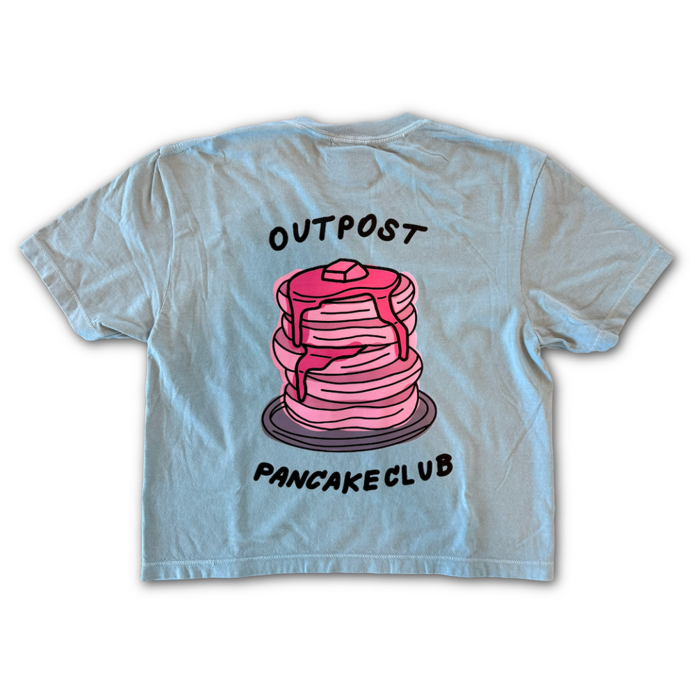 Outpost Unisex Pancake Crop in BLU