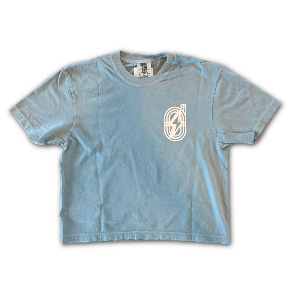 Outpost Unisex Pancake Crop in BLU