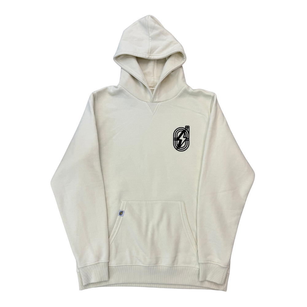 Sky Unisex Poly-Cotton Hoodie in NAT