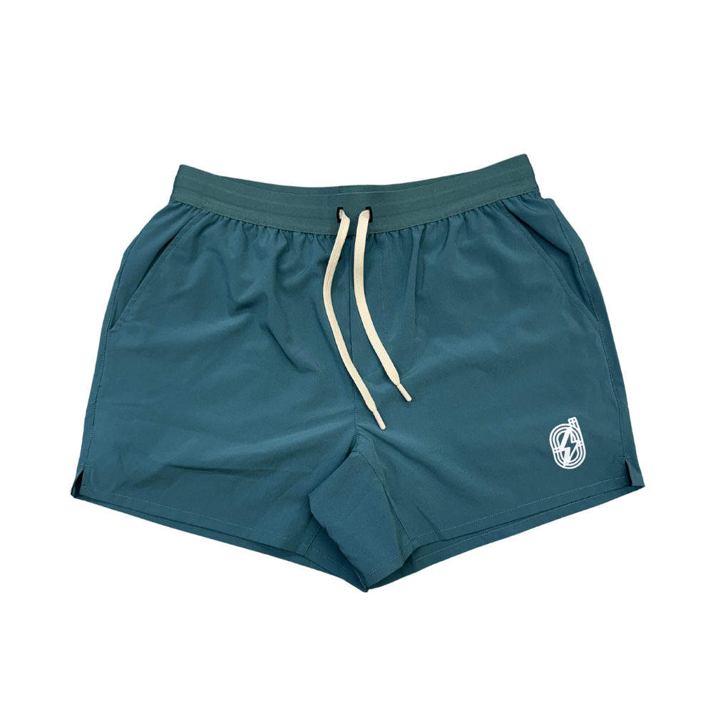 Sky Men's Outpost 5" Run Short 2N1 in DEEP SEA