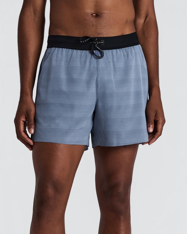 Bandit Running Men's Cooling Grid Short in STE/HOR