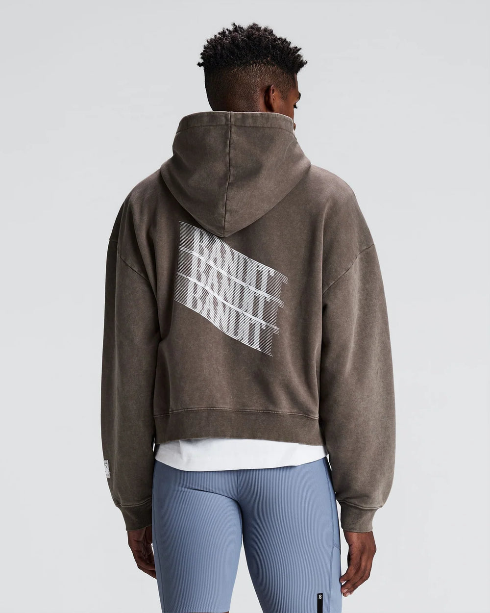 Bandit Running Unisex Chroma Wash Hoodie in COCOA