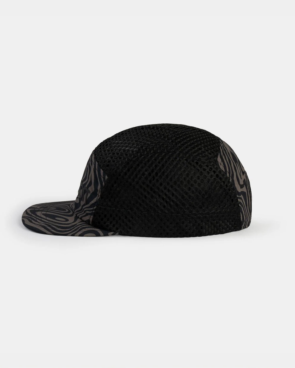 Bandit Running Bandit OG Mesh Printed Run Hat - melted marble - in cocoa/black