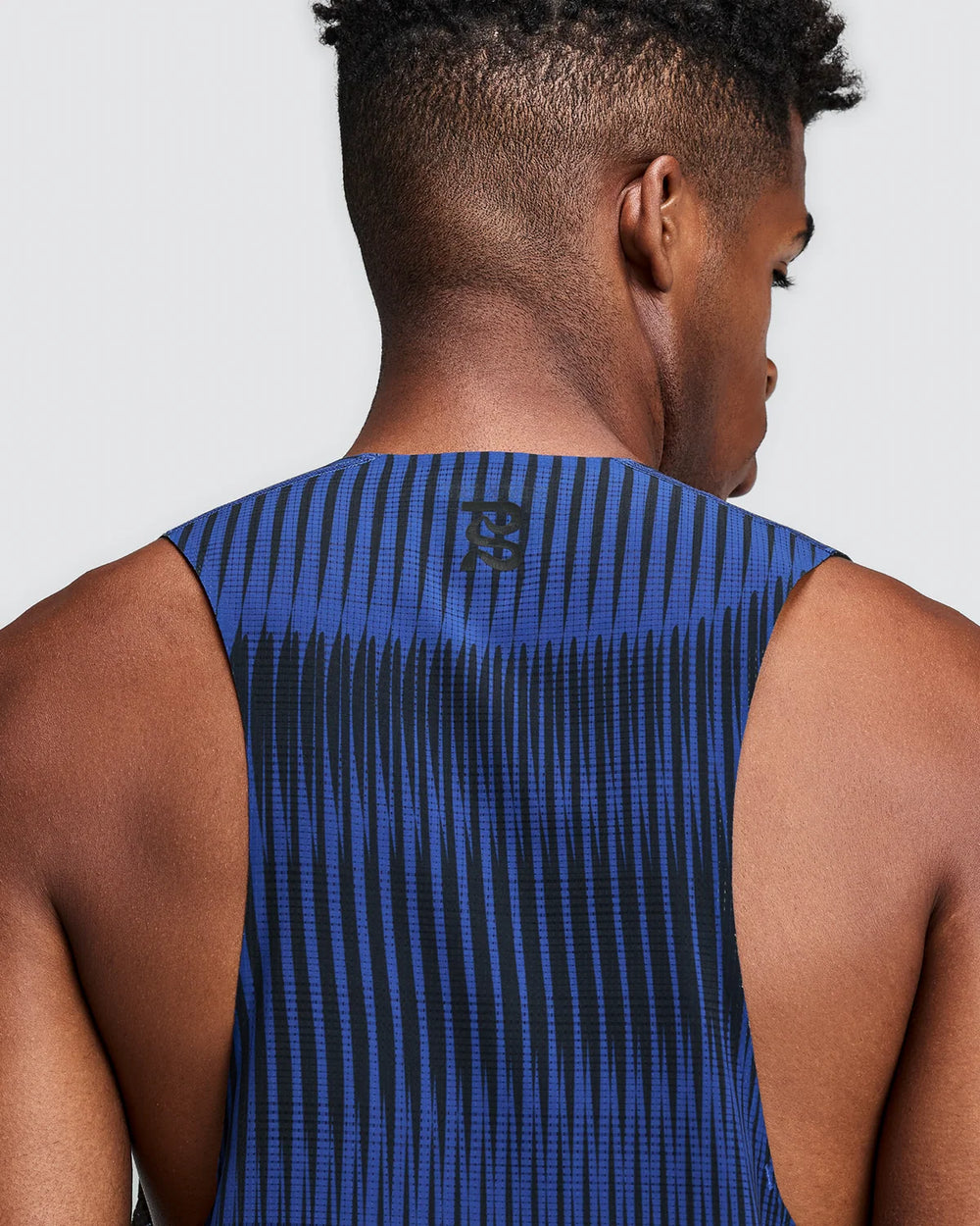 Bandit Running Men's Training Singlet in BAU/BLK