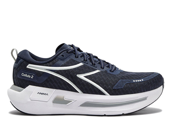Diadora Men's Cellula 2 neutral cushioned running shoe in NVY