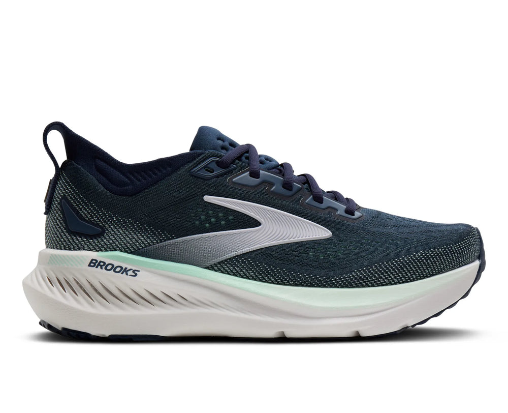 Brooks Women's Glycerin Gts 23 stability running shoe in SPE/YUC/PNK