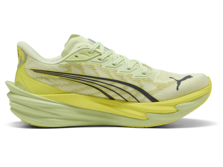 Puma Men's Deviate Nitro 4 neutral cushioned running shoe in APP/LIM