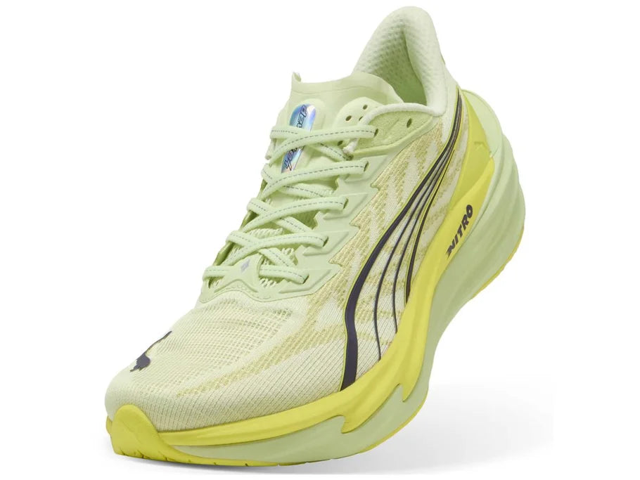 Puma Men's Deviate Nitro 4 running shoe in APP/LIM