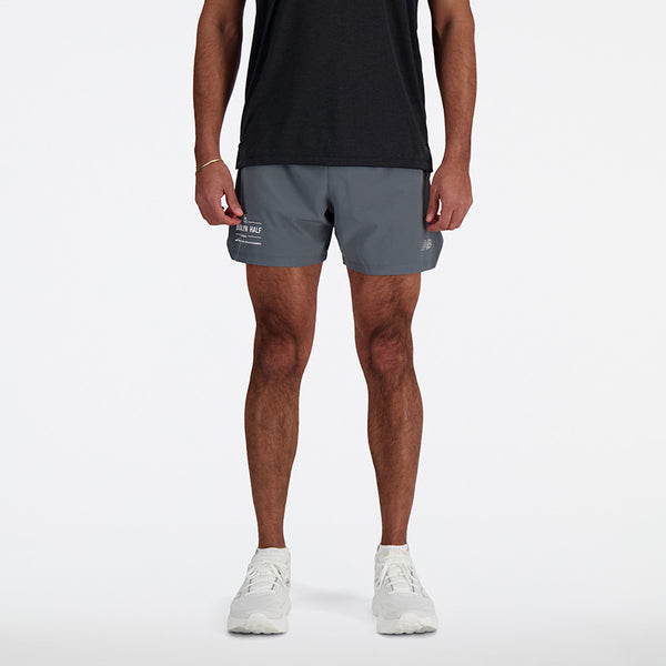 New Balance Men's RC Short 5" in GRA