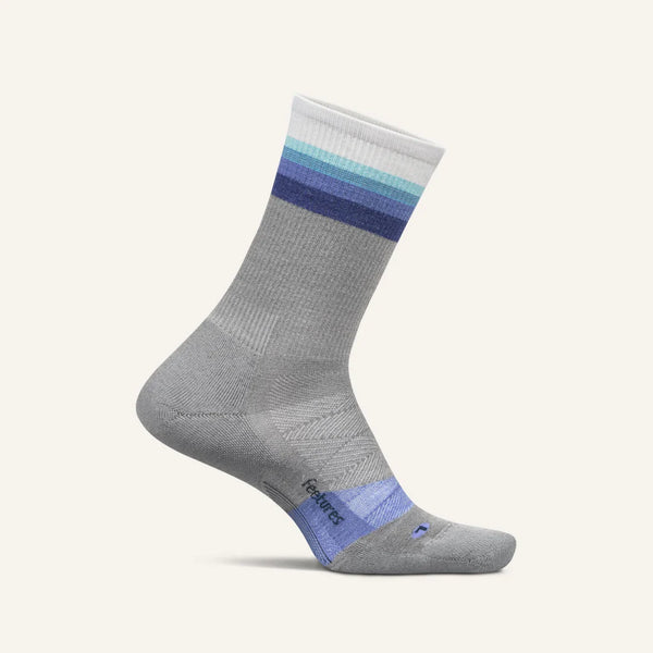 Feetures Merino Max Cushion Mini Crew in LUM/GRY