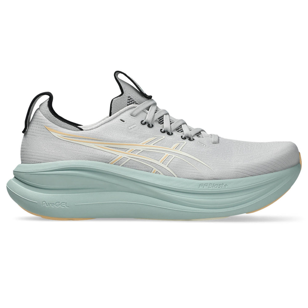 ASICS Men's Gel Nimbus 28 neutral cushioned running shoe in CLO/CRE