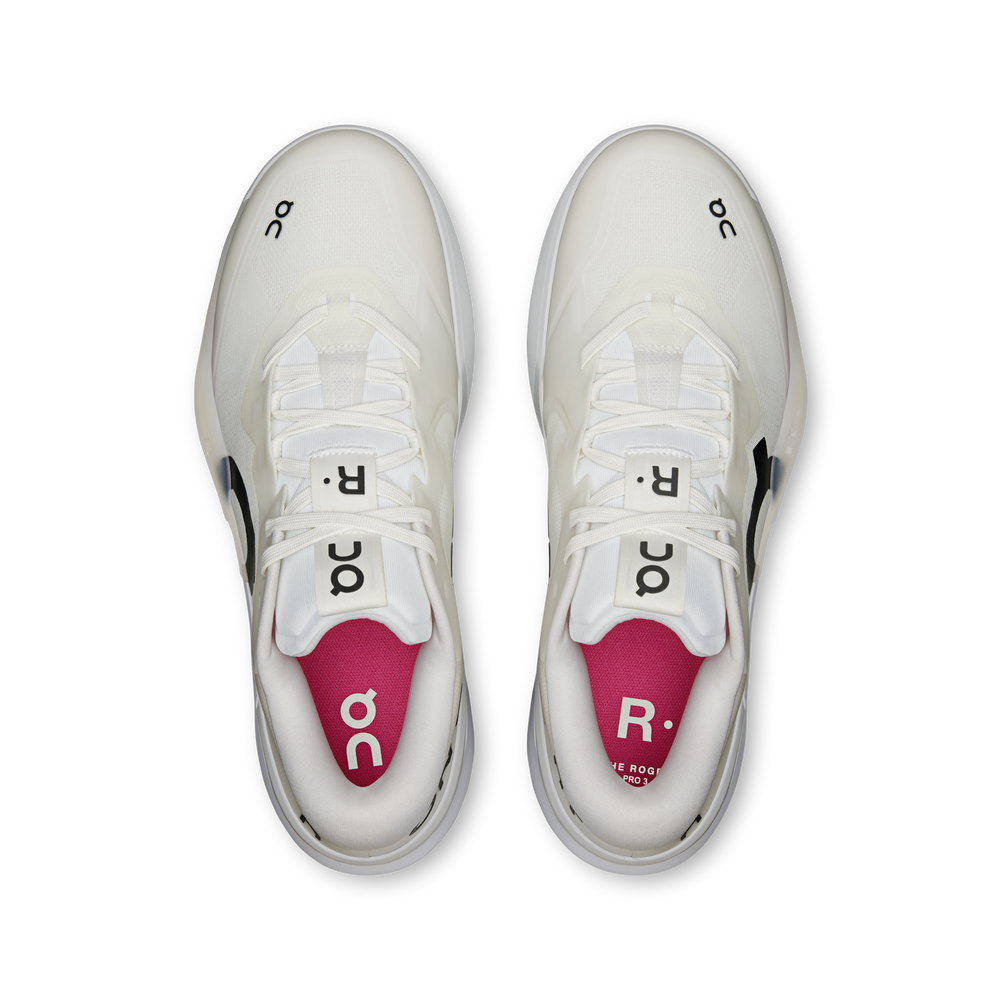 On Men's THE ROGER Pro 3 in WHT/WHT