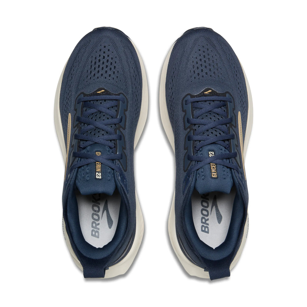 Brooks Running Men's Glycerin 23 running shoe in BLU/SPE/STA